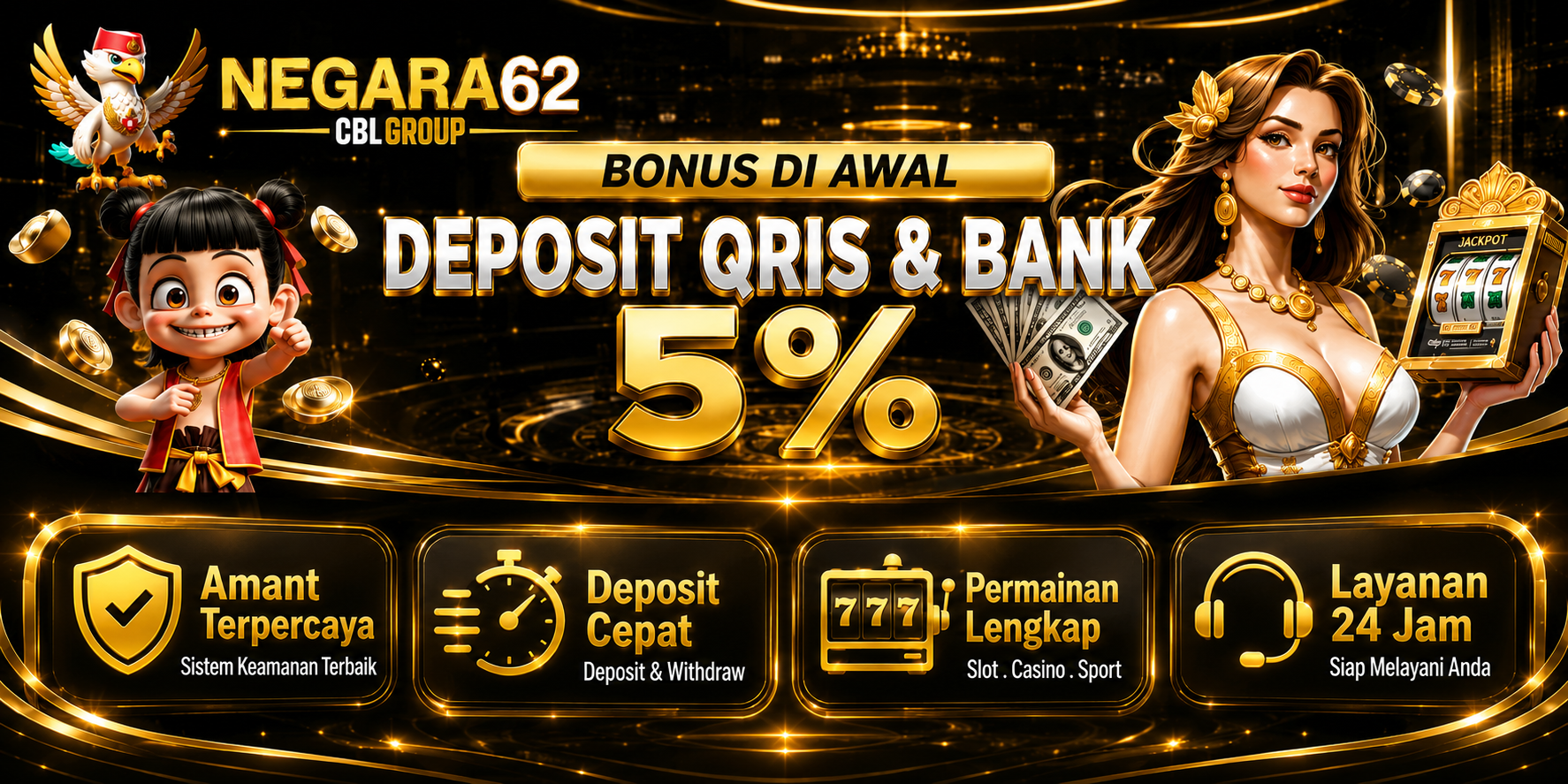 BONUS AWAL 5%